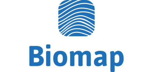 Logo Biomap. Ausschnitt eines Fingerabdrucks